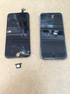 iPhone6 画面修理&相手の声が小さいの修理実績・すまほ屋