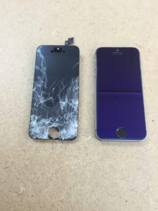 初！iPhone SE 画面割れ修理(´;ω;｀)!！！の修理実績・すまほ屋