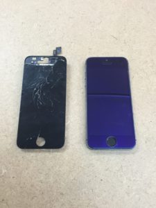 iPhone5s 画面割れ修理(T_T)の修理実績・すまほ屋