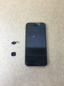 落下によるiPhoneのボタン操作不良(T_T)の修理実績・すまほ屋